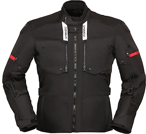 Modeka Raegis Motorradjacke Textil, Schwarz, XXXXXL