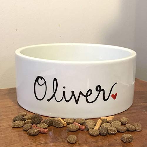 Amazon.com: Personalized Dog Bowl - Large Custom Dog Bowl with Name -  Ceramic : Handmade Products