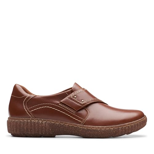 Clarks Clarks Collection Women's Caroline Dalia Loafer, Tan Leather, 8 Medium US