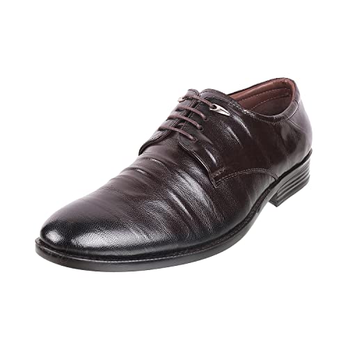 Image of Metro Men Leather Flat Shoes (19-5537)