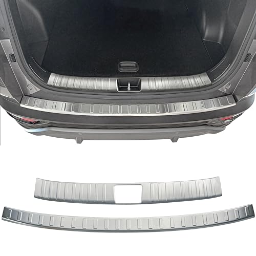 RECAMBO | Protector de Parachoques Trasero | Compatible con Hyundai Tucson | Tipo NX4 | a Partir de 2020| Acero Inoxidable Mate | Interior y Exterior | Protección Borde de Carga