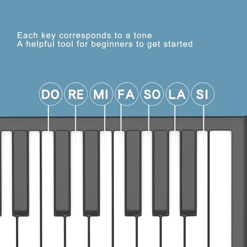 Clavier de piano pliable 88 touches pour optimiser l'espace - 6