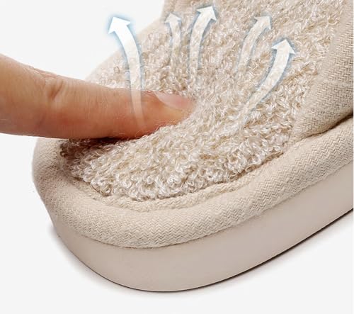 Slippers for Women Indoor Outdoor Fuzzy House Shoes Memory Foam Cozy Warm Fuzzy Slippers Fluffy Fur Lined Bedroom Shoes4