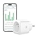 Produktbild EIGHTREE WLAN-Steckdose, programmierbar, kompatibel mit Alexa/Google Home, Smart Life App, Verbrauchsverfolgung, Steuerung des Lüfters/Klimaanlagens, 2,4 GHz WLAN, 16 A 3680 W, 1 PC