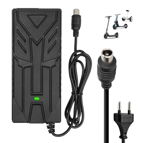 HPGAAVD 42V 2A Cargador Patinete Electrico para Xiaomi M365,Pro,Pro 2,Mi 3,1s,Mi 4, 4 Lite, 5 Elite，36V Universal de baterías Litio Carrgador Patinete Electrico para Ninebot，85W AC Cargador rápida EU