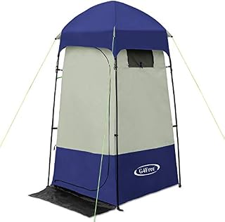 G4Free Privacy Shelter Tents Dressing Changing Room Deluxe Shower Toilet Camping (Blue)