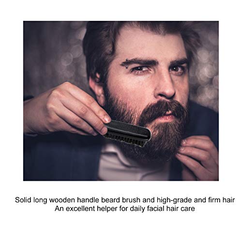 2 unidades de kit de preenchimento de lápis para barba Caneta para barba e escova de madeira para bi