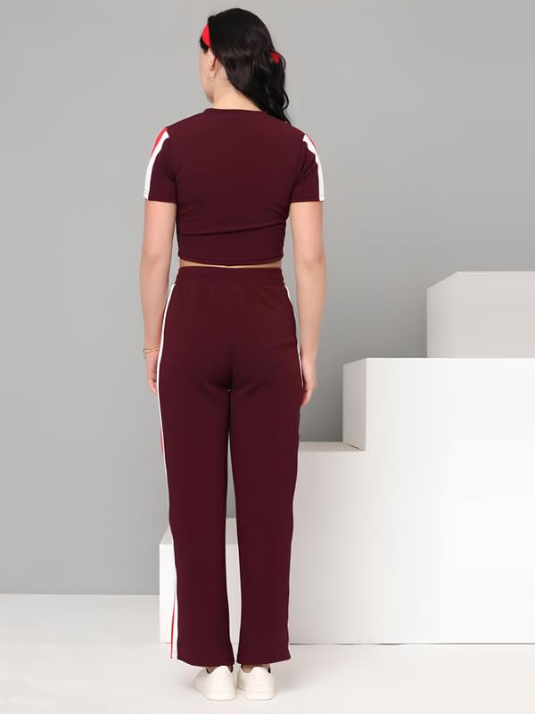 Image of DTR FASHION Women's Active Wear Stretchable Tracksuit | Yoga Wear Suit Set | Casual Wear Tracksuit
