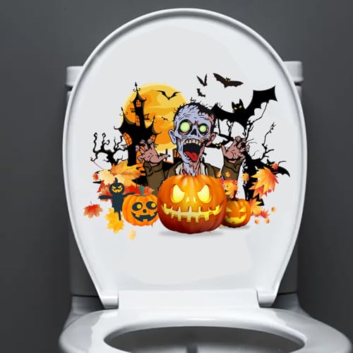 Nouiroy Halloween Horror Vinyl Sticker - Halloween Movie Character Decal for Ceramic Tiles & Water Tanks, Car, Truck, Van, Laptop, and Toolbox,Horror Theme Decoration Sticker (Halloween Zombie)