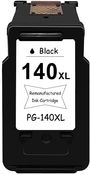 Compatible for Canon PG-140XL Ink Cartridge MG2110 MG3110 MG3510 MG3610 MG4110 MX371 MX391 MX431 MX451 MX471 MX511 MX521 MX531 Printer 1 Black