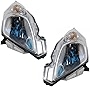 Headlight Set Compatible with 2013-2014 Nissan LEAF