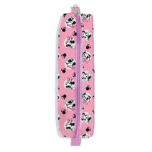 DAC - Estojo com Elástico para Fixar em Caderno PVC Cristal Minnie
