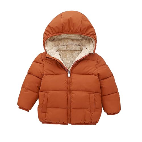 Doudoune épais à capuche amovible enfants de 1 à 8 ans pour l'hiver