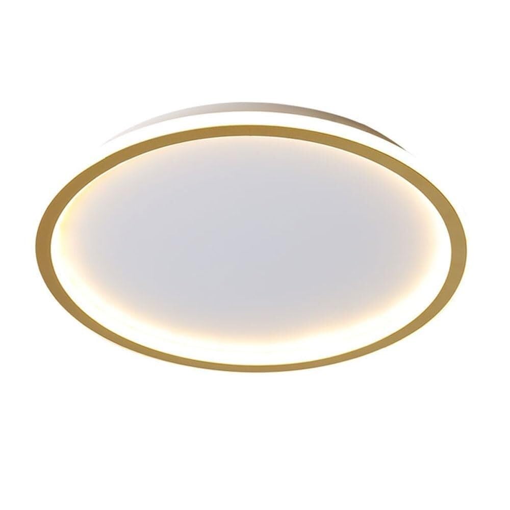 Plafonnier moderne aluminium doré pour bureau chambre et escaliers