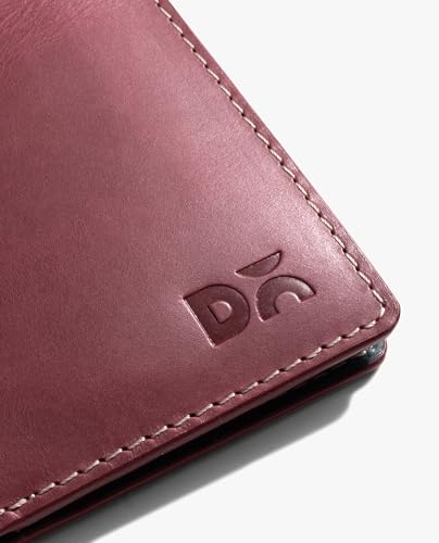 Image of DailyObjects Scarlet Red Log Bi-Fold Leather Wallet