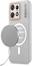 Mr. Case Back Cover for Motorola Moto Edge 50 Pro 5G Sleek Frosted Translucent Back with Wireless Charging Support | Anti-Scratch Shockproof Phone Case - White