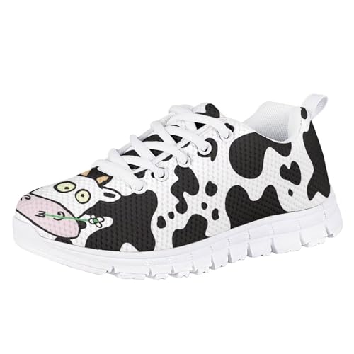 Cute Girls Boys Tennis Shoes Lightweight Soft Sport Sneakers Lace Up Kids Running Shoes3