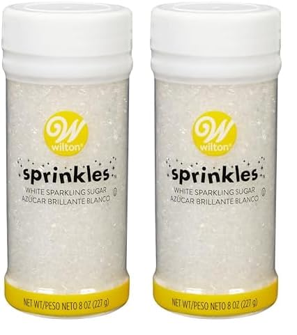 Wilton White Sparkling Sugar, Glamour White