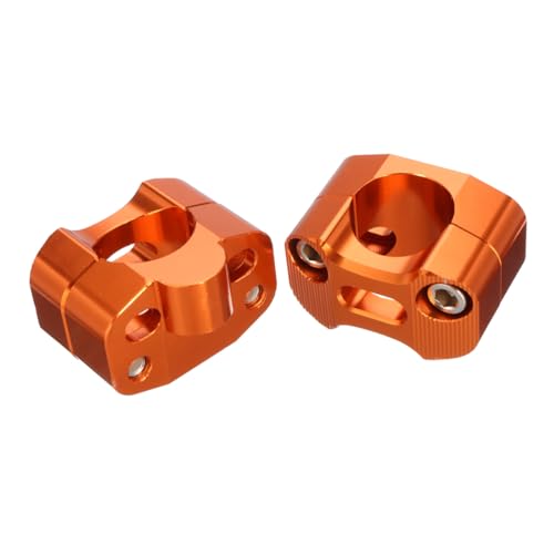 Support guidon VTT orange compatible avec pit bike et dirt bike Anneome