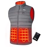 Photo Gallery telguua gilet riscaldato uomo, giubbotto riscaldato morbido e caldo elettrico con 3 temperature, 12000mah 5v batteria, giacca riscaldata usb, gilet riscaldata per attività outdoor Photo Gallery telguua gilet riscaldato uomo, giubbotto riscaldato morbido e caldo elettrico con 3 temperature, 12000mah 5v batteria, giacca riscaldata usb, gilet riscaldata per attività outdoor