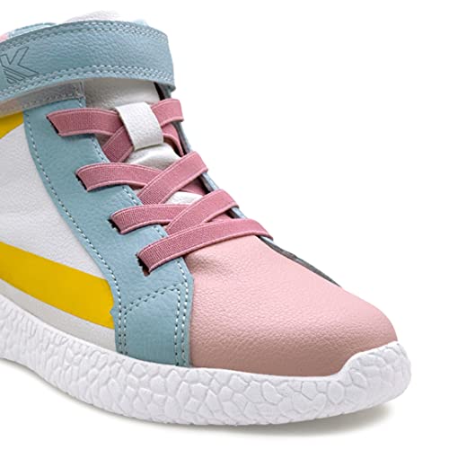 Image of KazarMax Hopits Kids Boys and Girls Ankle Length | High Top | Slip-on Sneakers Shoes | Lightweight | Outdoor Shoes Collection