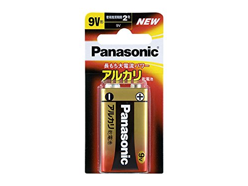 パナソニック 9V形アルカリ乾電池 1本パック 6LR61XJ/1Bの商品画像（Amazon）
