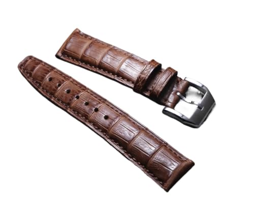 Bracelets de montre fait à la main en véritable crocodile vintage 20mm 21mm 22mm