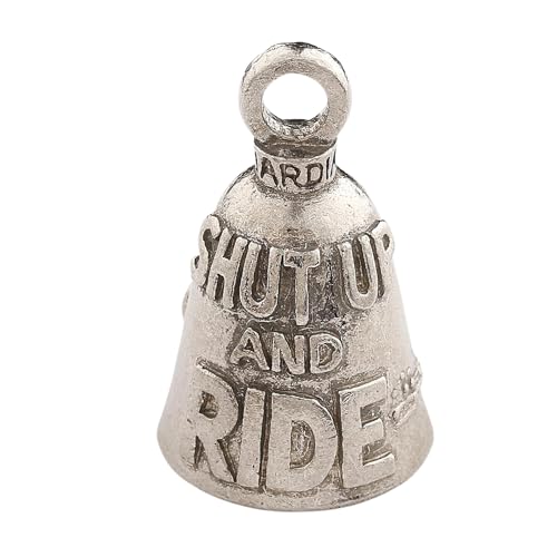 Image of Guardian Bell Good Luck Bell w /Keyring & Black Velvet Bag | Motorcycle Bell | Lead-Free Pewter | Made in USA