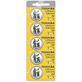 東芝CR1216 3ボルトリチウムコイン電池(5電池)