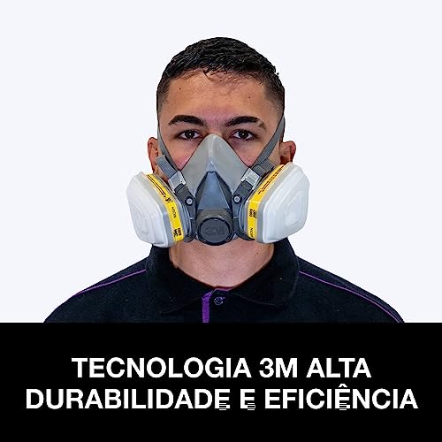 Kit Respirador Semifacial 6200 3M™ com 2 Filtros