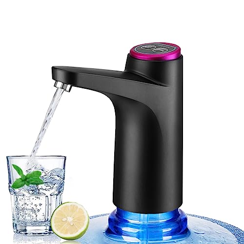 Pompe à bouteille d'eau portable pour bonbonnes de 10 à 18L avec recharge USB