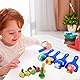 DASIAUTOEM Waschbares Fingerfarben Set, Pinselset Kinder 30 Stück Malwerkzeuge Set, Fingerfarben Kinder Ungiftig Waschbares Fingermalfarben Schwamm Malerei für Kleinkinder Geeignet DIY Kunsthandwerk
