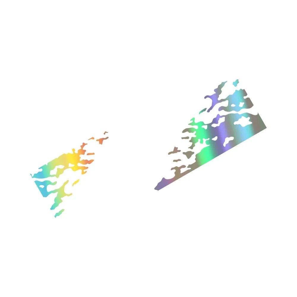 Auto Accessory Car Tail Decoration Auto Decal Sticker Pickup Truck Tailgate(Colorful Laser)