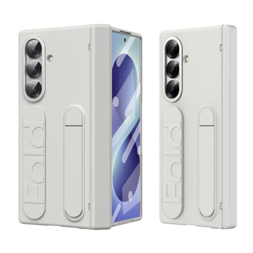 Coque Samsung Galaxy Z Fold 8 blanche avec protection écran antichoc et béquille