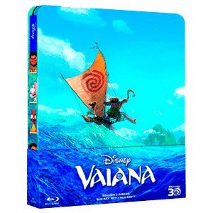 VAIANA - LA LEGENDE DU BOUT DU MONDE (STEELBOOK INCLUANT BLU-RAYS 3D + 2D AINSI QU'UN LIVRET 112 PAGES EXCLUSIF)