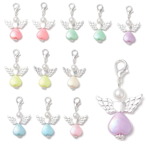 ZaoGoin 30 Stück Engel Anhänger, Schutzengel Anhänger, Kleine Dinge...