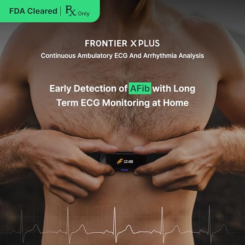 Image of Frontier Professional Heart Rate Monitor Chest Strap | Continuous ECG, Heart Rate, Breathing Rate, Strain Tracking, VO2 Max| Wearable Fitness & Heart Health Monitor (Frontier X Plus)
