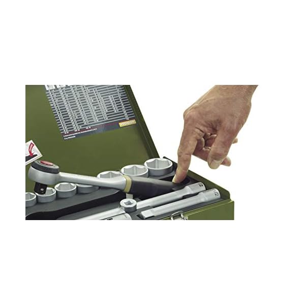PROXXON Handwerker-Universal-Werkzeugkoffer, L-BOXX-System L 102, 69-teilig & Steckschlüsselsatz, Feinmechaniker-Satz… – Bild 8