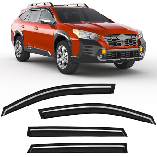 Image of Extra-Thick Window Rain Guards Fit for 2020 2021 2022 2023 2024 2025 Subaru Outback Window Deflectors Window Vent Visors Shades