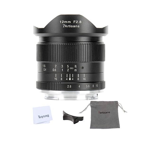 7artisans 12mm F2.8 Ultraweitwinkelobjektiv für spiegellose Fujifilm X-Mount-Kamera - Prime Fix-Objektiv mit manuellem…