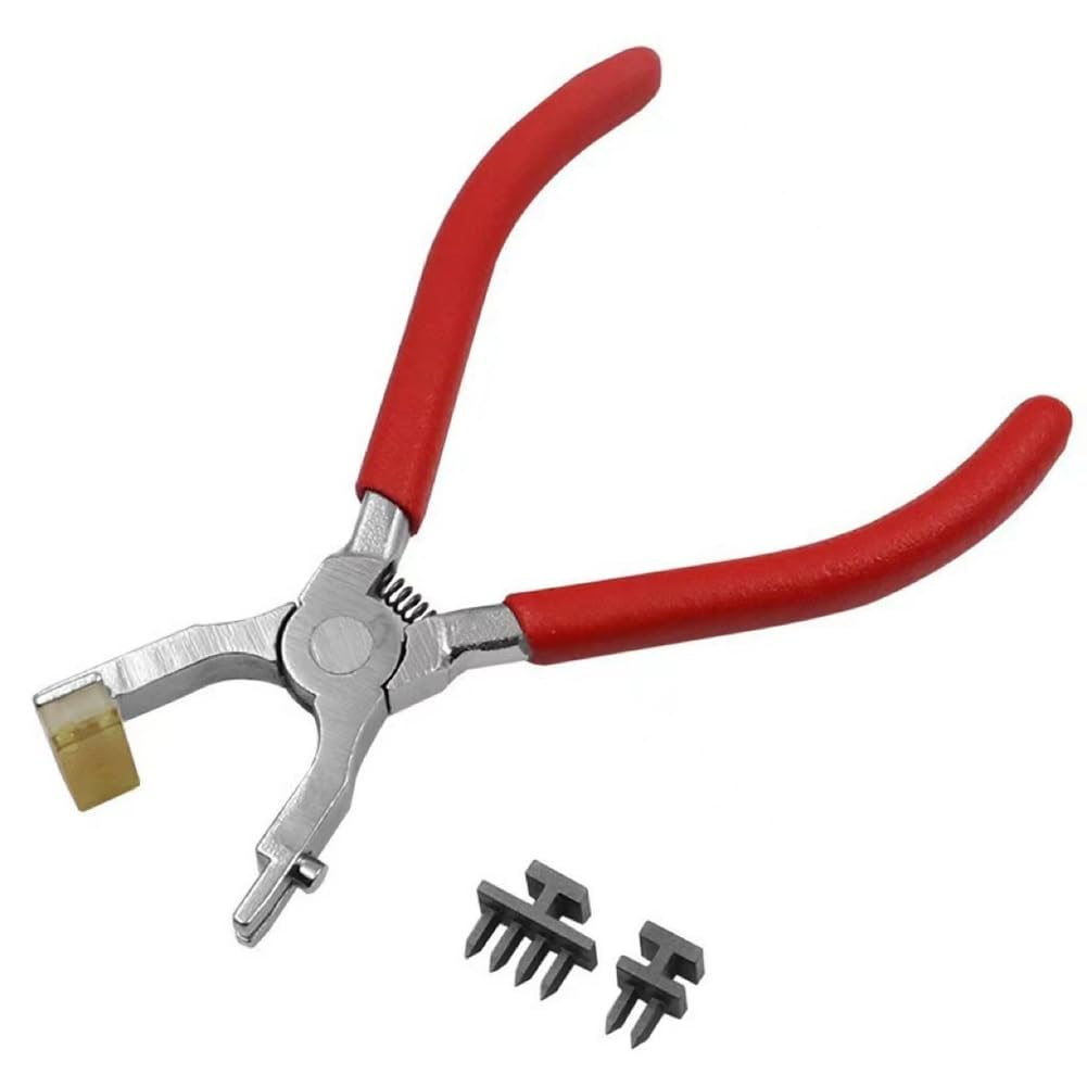 Jnchdghwa As Shown Diy Home Craft Leather Hole Punch Tool,4Mm Silent Stitching Hand Plier Punch For Belts, Straps, Saddles,Shoes