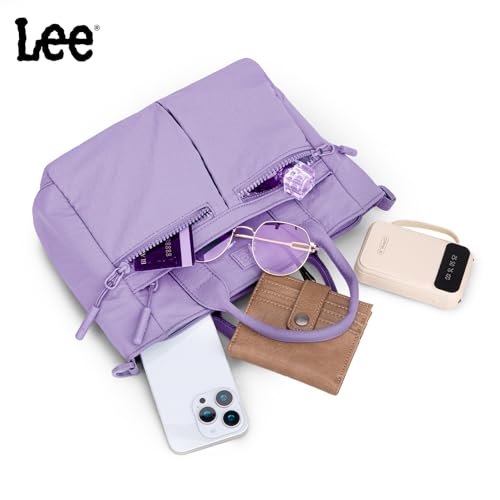 Image of Lee Small Crossbody Bag for Women Nylon Tote Bag with Multiple Pockets