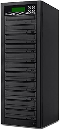 BestDuplicator Pro HD Series - 10 Target External Disc DVD/CD Duplicator with 500GB Hard Disk Drive,Built-in 24X BD Certified Burners