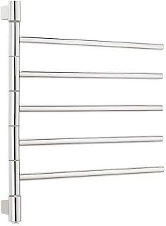 WLABCD Étagère de salle de bain de cuisine, porte-serviettes électrique en acier inoxydable, miroir de radiateur thermostatique, étagère en Surface polie, organisateur de rangement de cuisine,64X55.5