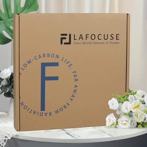 Lafocuse 23 Inch Wooden Real Moving Gears Wall Clock Bronze,Large Oversized Farmhouse Rustic Vintage Industrial Clock for Living Room Decor