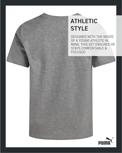 Image of PUMA Boys T-Shirts Athletic Crewneck Short Sleeve Tees (Sizes S-XL)