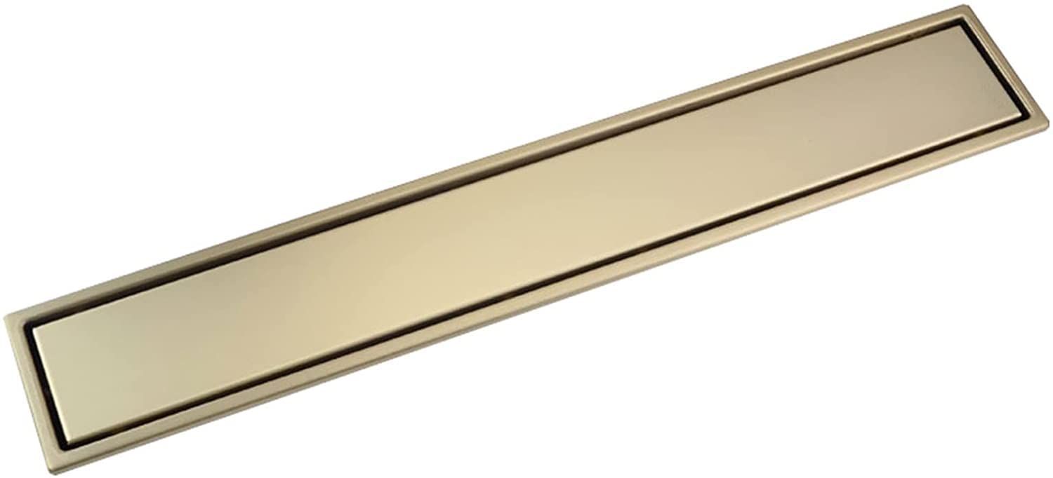 Linear shower drain, Shower Floor Drain，304 Stainless Steel Invisible Rectangle Drain(60cm)