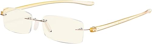 Eyekepper Lentes de lectura para computadora, lectores sin montura con filtro de luz azul