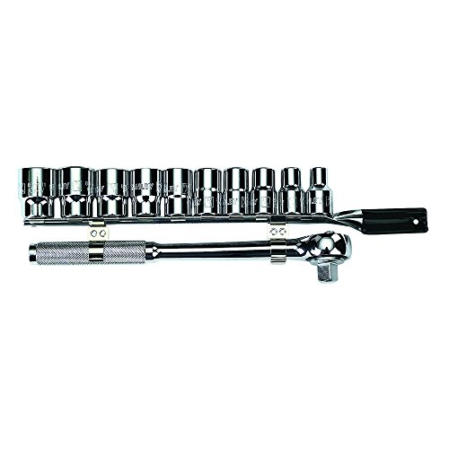 Herramientas Automotrices, Tools STANLEY Juego de Dados Mando 1/2 Pulgadas 11 Piezas Métricos 86-734