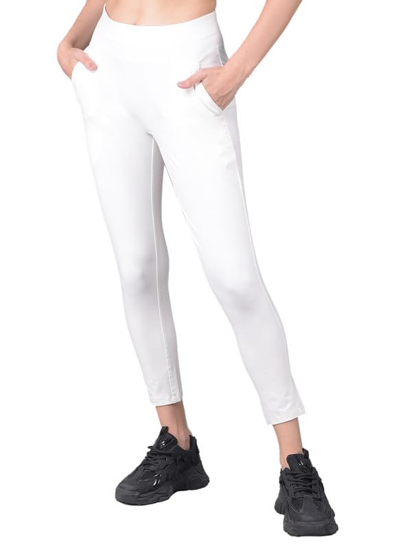 comfort lady Ultra Soft Women's Lounger Pants Regular Fit Cotton Elastane with Side Pockets-picture-21